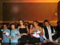 2001 Worlds farewell party together with Ukrainian Nathalia Serobaba, Russian Natalia Ziganshina, and teammate Fieke Willems